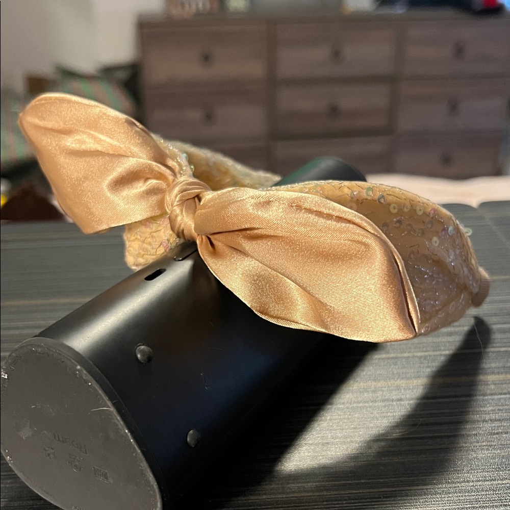 Chic Satin Gold Headband